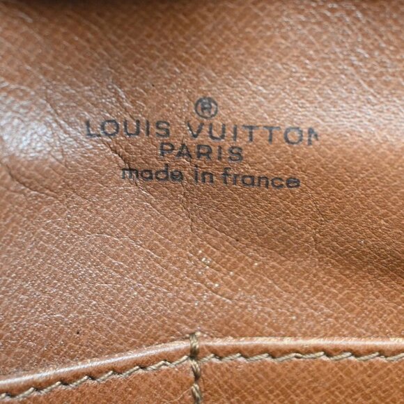 LOUIS VUITTON Compiegne 28 Clutch Hand Bag Monogram Leather Brown - Picture 14 of 16